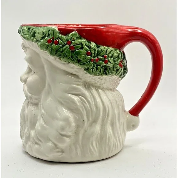 Vintage Santa Claus Christmas Coffee Mug Cup Used - Picture 6 of 11